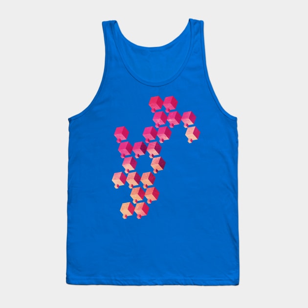 Cubes Tank Top by mikekoubou